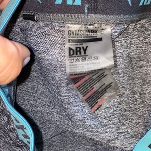 Gymshark womens dry moisture management gray butt sculpt athletic leggings small